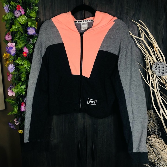 ^💙2/$40💙PINK Victoria Secret Zip Up Sweater Small - Picture 7 of 15